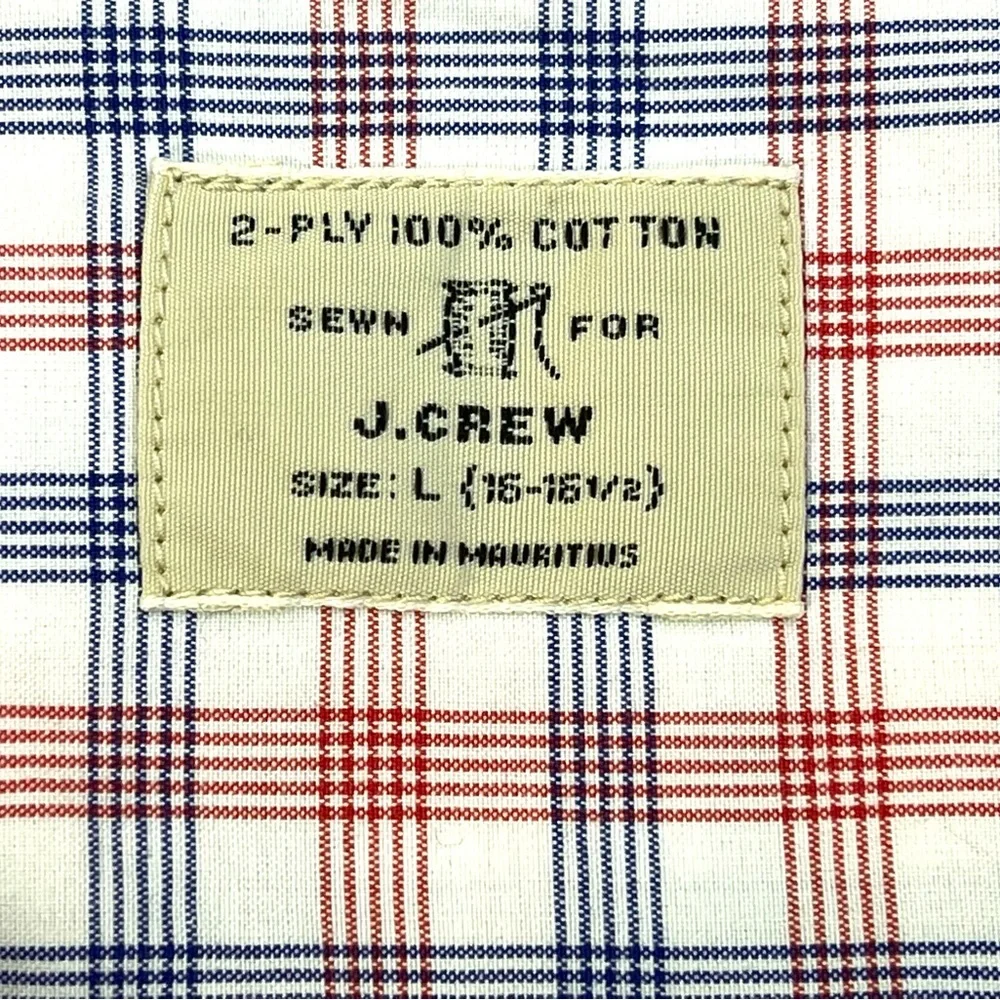 J. Crew Men’s Shirt long sleeve Size Large 100% Cotton 🧵 🪡 - Picture 6 of 15